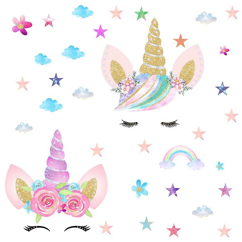 2pcs Home Creative Sticker Doodle Children's Room Decoration Bedroom Decor Sticker PVC Self-adhesive Unicorn Wall Sticker
2pcs Home Creative Sticker Doodle Children's Room Decoration Bedroom Decor Sticker PVC Self-adhesive Unicorn Wall Sticker