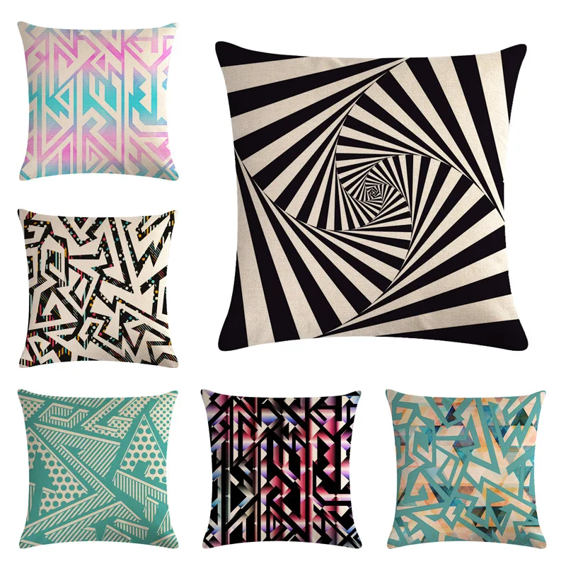 14 Types 45*45cm Geometric Cushion Cover Vintage Fashion Cotton Linen Pillow Case Sofa Car Decoration Cushion Cover
14 Types 45*45cm Geometric Cushion Cover Vintage Fashion Cotton Linen Pillow Case Sofa Car Decoration Cushion Cover