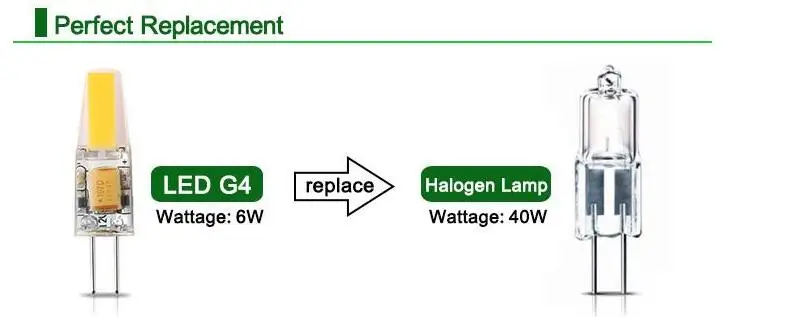 Mini G4 LED Lamp COB LED Bulb 6W DC/AC 12V LED G4 COB Light Dimmable 360 Beam Angle Chandelier Lights Replace Halogen G4 Lamps
Mini G4 LED Lamp COB LED Bulb 6W DC/AC 12V LED G4 COB Light Dimmable 360 Beam Angle Chandelier Lights Replace Halogen G4 Lamps