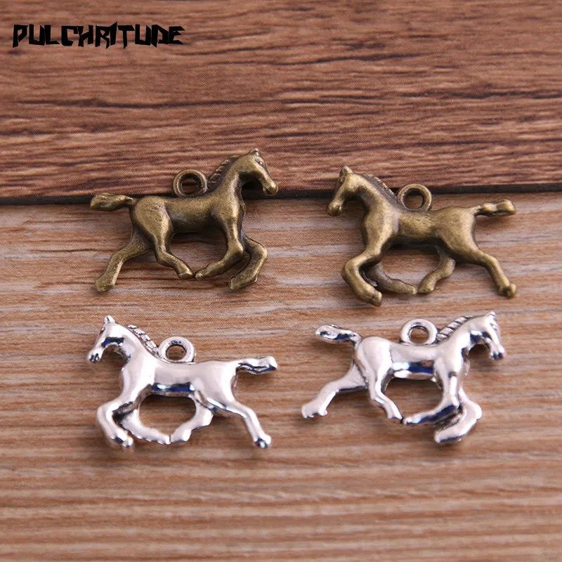 20pcs 15*19mm New Two Color Horse Charms Animal Pendants For DIY Jewelry Handmade Making Accessorie
20pcs 15*19mm New Two Color Horse Charms Animal Pendants For DIY Jewelry Handmade Making Accessorie