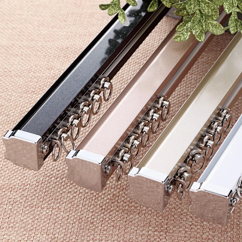 New Arrival Thick Curtain Tracks Bulit-in Nano Plastic Strip Aluminum Alloy Accessories Customized Size
New Arrival Thick Curtain Tracks Bulit-in Nano Plastic Strip Aluminum Alloy Accessories Customized Size