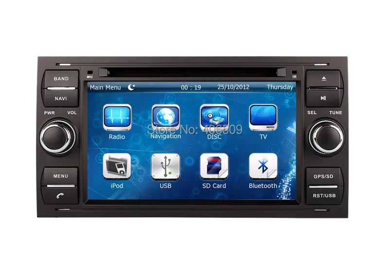 2 Дин DVD плеер для Ford Focus Mondeo S Max Соединиться с gps навигации радио Bluetooth карта USB AUX