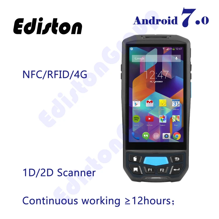 Сканер 2D Honeywell для Android 7,0 OS S901 с Wi-Fi, GPS, USB, BT, 4 Гб и 16 Гб ПЗУ, 2 Гб ОЗУ
Сканер 2D Honeywell для Android 7,0 OS S901 с Wi-Fi, GPS, USB, BT, 4 Гб и 16 Гб ПЗУ, 2 Гб ОЗУ