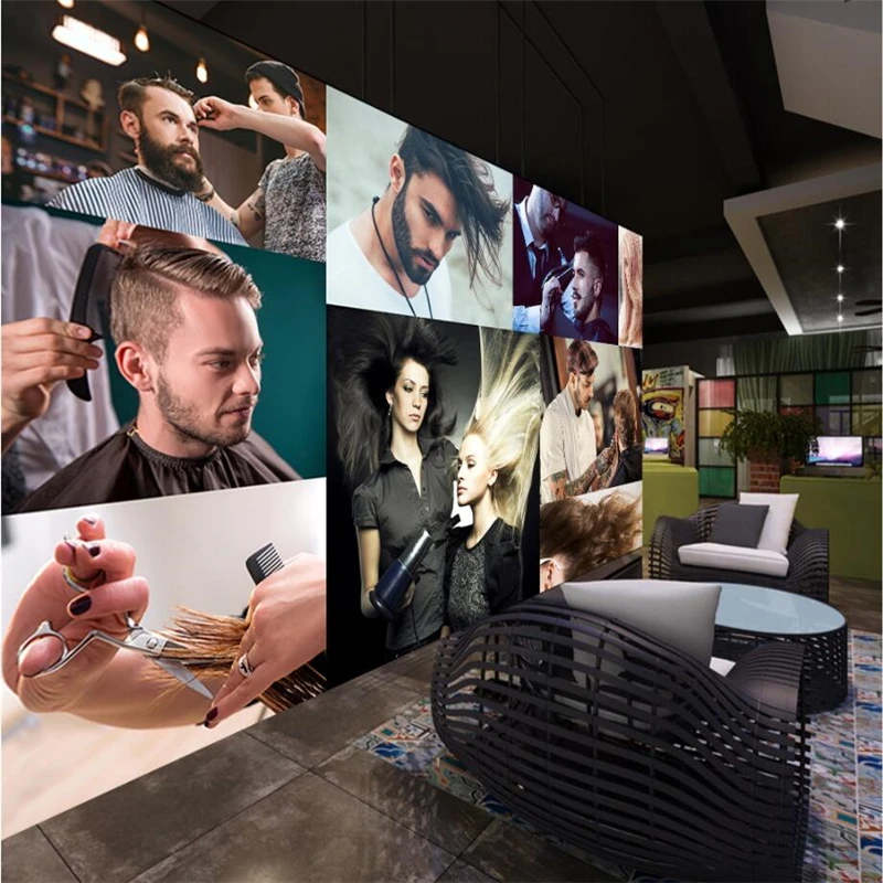 beibehang Custom 3d wall paper dazzling individuality fashion charm creative hair salon barbershop wallpaper wall background
beibehang Custom 3d wall paper dazzling individuality fashion charm creative hair salon barbershop wallpaper wall background