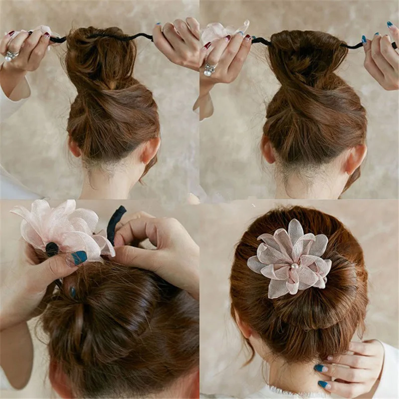 Woman Flower Donuts Twist Headband Magic Hair Bun Maker DIY Hairstyle Tool Pearl French Bud Dish Hair Accessories Sweet Hairband
Woman Flower Donuts Twist Headband Magic Hair Bun Maker DIY Hairstyle Tool Pearl French Bud Dish Hair Accessories Sweet Hairband