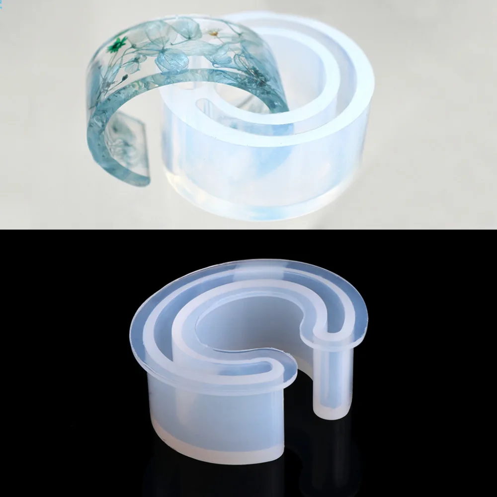 JAVRICK 1 PC 3.5x13.5cm Open Cuff Silicone Mold Jewelry Making Transparent Bracelet Bangle Mould For Resin Flower DIY #2S90940#
JAVRICK 1 PC 3.5x13.5cm Open Cuff Silicone Mold Jewelry Making Transparent Bracelet Bangle Mould For Resin Flower DIY #2S90940#
