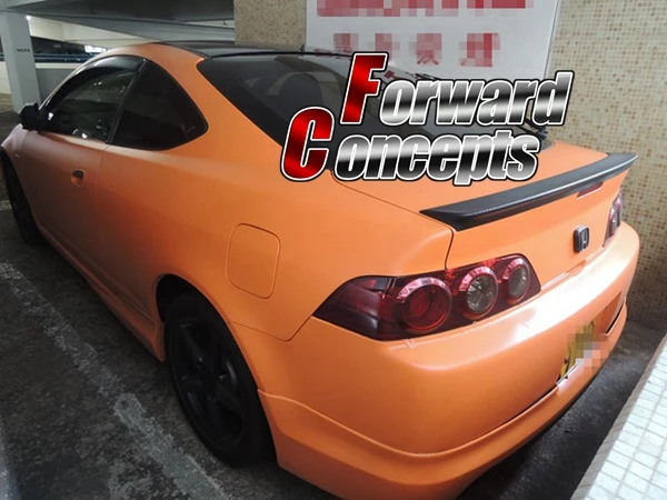 Для углеродного волокна JDM заднее крыло багажника губа спойлер для 2002 2006 RSX DC5