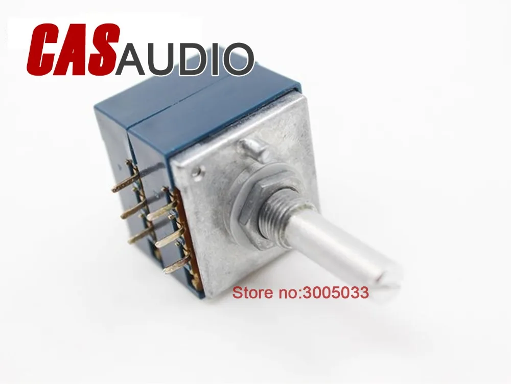 Genuine ALPS Type 27 RK27 Stereo Potentiometer Selectable Resistance 10KA 20KA 50KA 100KA Round Shaft + PCB For Preamp Amplifier
Genuine ALPS Type 27 RK27 Stereo Potentiometer Selectable Resistance 10KA 20KA 50KA 100KA Round Shaft + PCB For Preamp Amplifier