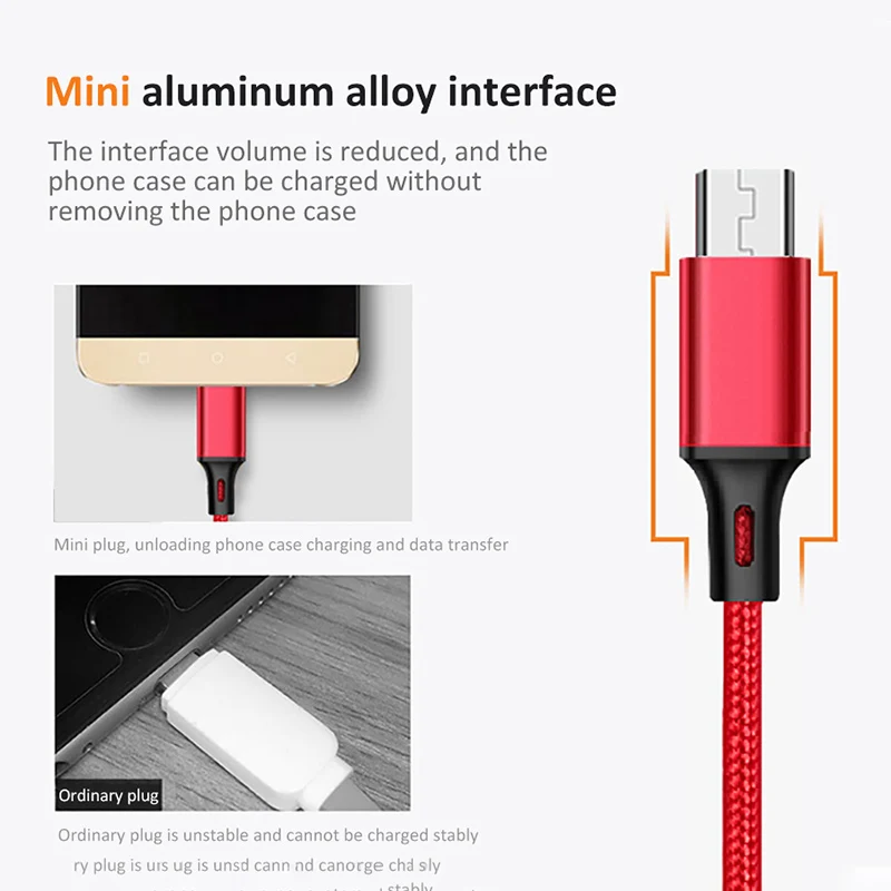Oppselve Micro USB Cable For Samsung Xiaomi Redmi 2.4A 1m 2m Fast Charging Microusb Data Charger Cord Android Mobile Phone Cable
Oppselve Micro USB Cable For Samsung Xiaomi Redmi 2.4A 1m 2m Fast Charging Microusb Data Charger Cord Android Mobile Phone Cable