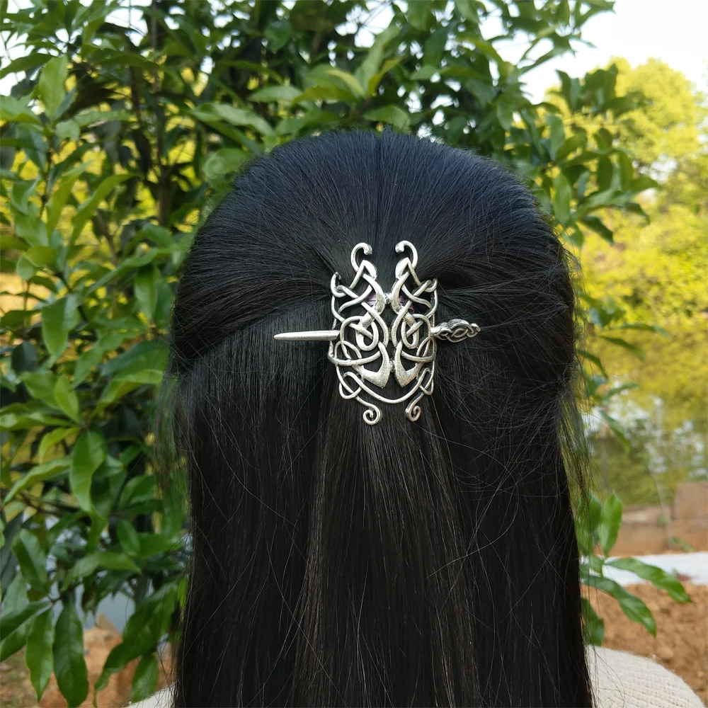10 шт. волос палочки для Для женщин Викинг Селтикс Knotwork шпилька ювелирные изделия