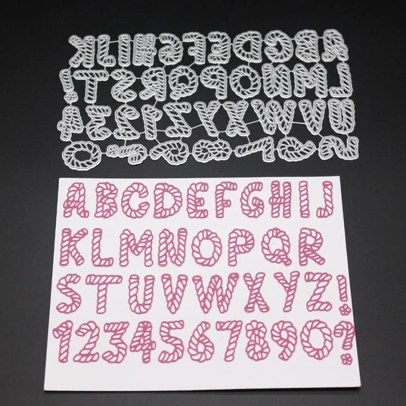 Фото Glita Creatif 26 английские алфавиты буквы металлические штампы для Скрапбукинг фото