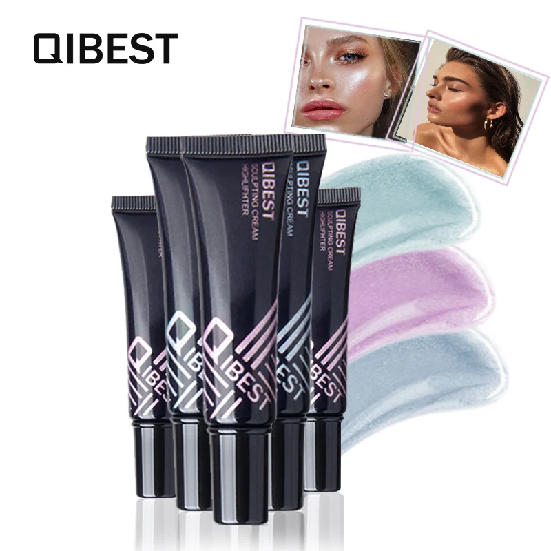 QIBEST Brand Makeup Highlighter stick Bronzer shimmer Shine base maquiagem foundation iluminador unicornio Cosmetic kit
QIBEST Brand Makeup Highlighter stick Bronzer shimmer Shine base maquiagem foundation iluminador unicornio Cosmetic kit