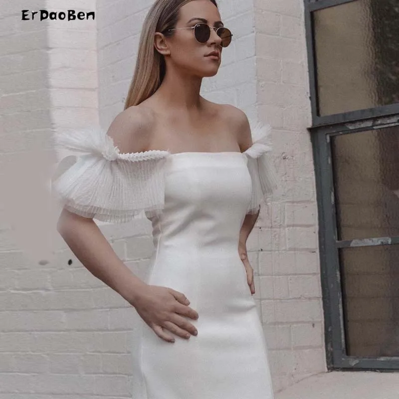 Erdaoben 2019 Sexy Off Shoulder Women Bandage Dress Elegant Slash Neck mini Bodycon Backless Party Dress Vestidos H5749
Erdaoben 2019 Sexy Off Shoulder Women Bandage Dress Elegant Slash Neck mini Bodycon Backless Party Dress Vestidos H5749