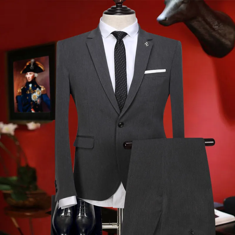 men suit single breasted new arrivals tuxedo fashion formal 2017 grey wedding slim fit suit 2 pieces jacket & pant 3xl plus size
men suit single breasted new arrivals tuxedo fashion formal 2017 grey wedding slim fit suit 2 pieces jacket & pant 3xl plus size