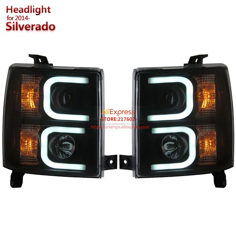 SONAR brand for Chevrolet Silverado Headlight Assembly Projector Lens with LED tube light fit for 2014-up models Easy Install
SONAR brand for Chevrolet Silverado Headlight Assembly Projector Lens with LED tube light fit for 2014-up models Easy Install