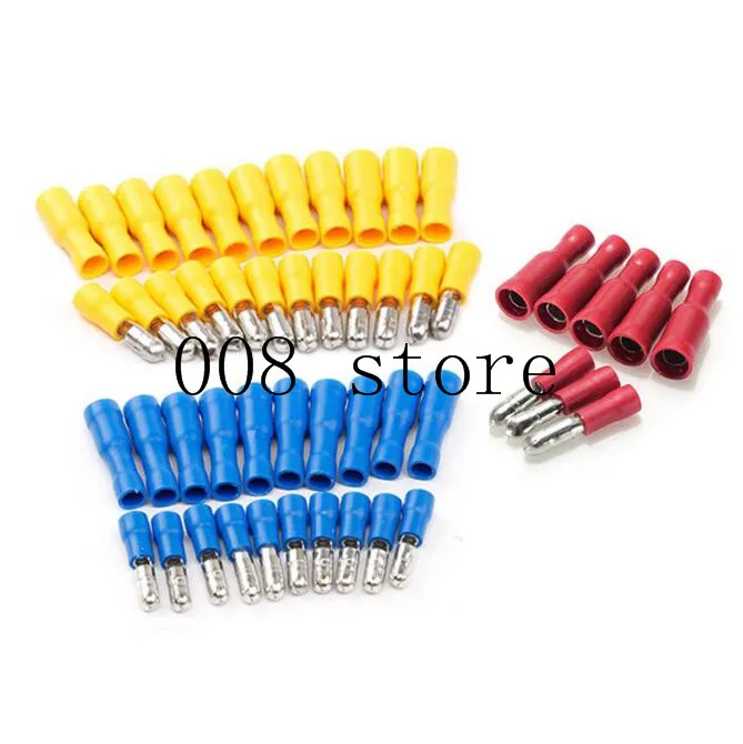100PCS 22-10AWG Bullet Wire Connectors Male Female Electrical Crimp Terminals
100PCS 22-10AWG Bullet Wire Connectors Male Female Electrical Crimp Terminals