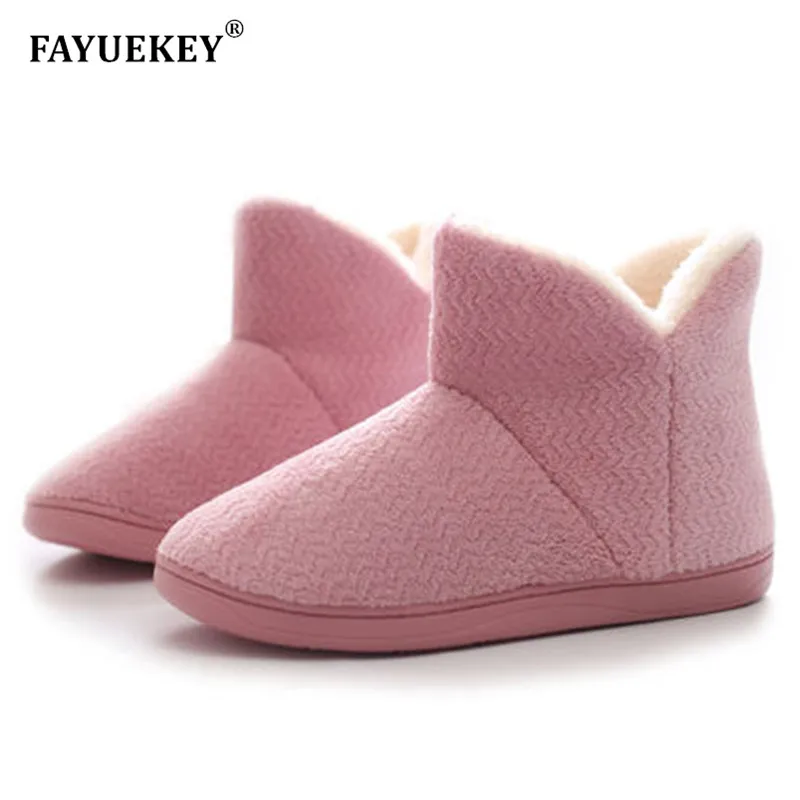 FAYUEKEY New Winter Fashion Home Women Cotton Plush Thicken Warm Slipper Indoor Floor Female Flat Shoes
FAYUEKEY New Winter Fashion Home Women Cotton Plush Thicken Warm Slipper Indoor Floor Female Flat Shoes