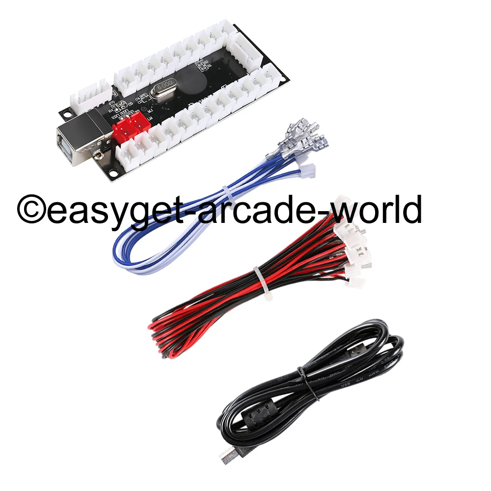 Free Shipping! New Zero Delay USB PC Board Joystick USB Encoder to Arcade Joystick For MAME 2 PIN + 2.8mm Size To Sanwa Buttons
Free Shipping! New Zero Delay USB PC Board Joystick USB Encoder to Arcade Joystick For MAME 2 PIN + 2.8mm Size To Sanwa Buttons
