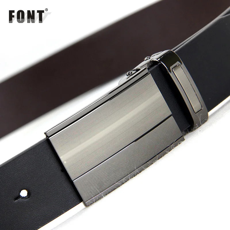 Мужской деловой ремень с пряжкой модный гладкий кожаный ремень|men leather belt|belt buckle