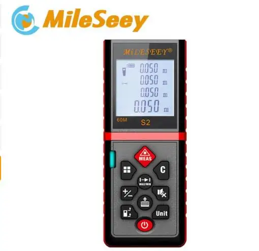 

Mileseey S2 Laser Distance Meter 40M 60M 100M Laser Rangefinder Laser Range Finder Tape ruler Measure Area/volume Tool