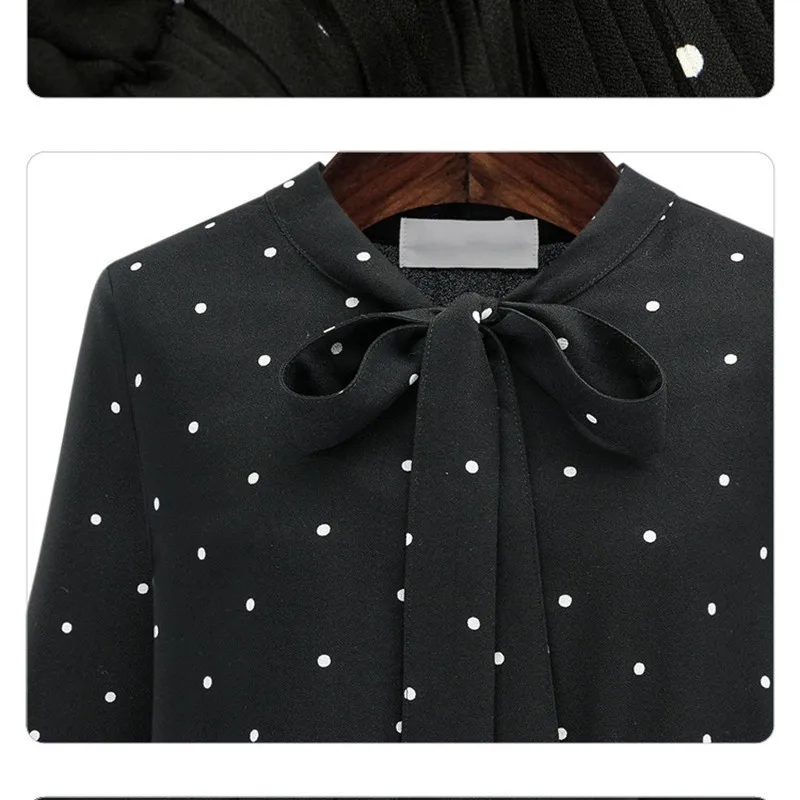 new spring round neck long sleeve solid black chiffon dot loose big size dress women fashion tide
new spring round neck long sleeve solid black chiffon dot loose big size dress women fashion tide