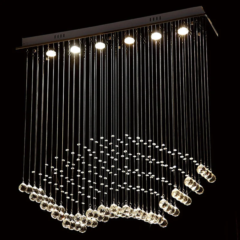 Modern Crystal Wire Hanging Lamp GU10 Bulb Luxury Raindrop Pendant Light Hotel Villa Staircase Lobby Foyer Lighting Fixture P507
Modern Crystal Wire Hanging Lamp GU10 Bulb Luxury Raindrop Pendant Light Hotel Villa Staircase Lobby Foyer Lighting Fixture P507