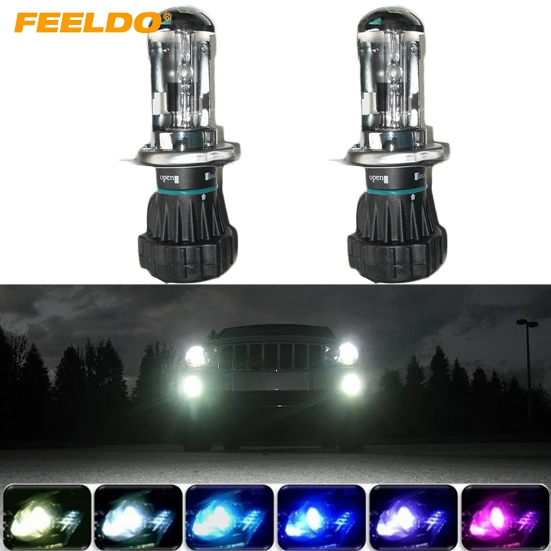 FEELDO 4 пары 35 Вт HID Биксеноновые H4/9003 дальний/ближний свет HID Сменные лампы 4300K 6000K 8000K 10000K 12000K
FEELDO 4 пары 35 Вт HID Биксеноновые H4/9003 дальний/ближний свет HID Сменные лампы 4300K 6000K 8000K 10000K 12000K