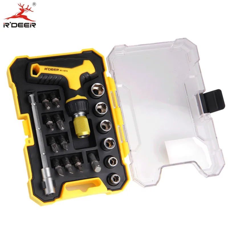RDEER Screwdriver Set Torx Phillips Hex Ratchet wrench Screwdriver Bits With Handle For Home Repair Electronics 18 in 1
RDEER Screwdriver Set Torx Phillips Hex Ratchet wrench Screwdriver Bits With Handle For Home Repair Electronics 18 in 1