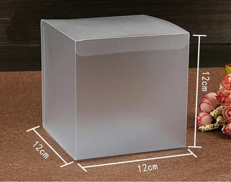 30pcs 12*12*12cm frosted plastic pvc box packing boxes for gifts/chocolate/candy/cosmetic/crafts square Matte pvc Box
30pcs 12*12*12cm frosted plastic pvc box packing boxes for gifts/chocolate/candy/cosmetic/crafts square Matte pvc Box