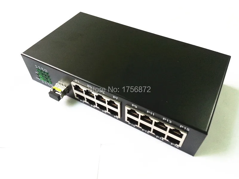 1 pair cascaded 100m 1F16E single fiber single mode 20km 1 fiber ports 16 ethernet ports fiber media converter ethernet switch
1 pair cascaded 100m 1F16E single fiber single mode 20km 1 fiber ports 16 ethernet ports fiber media converter ethernet switch