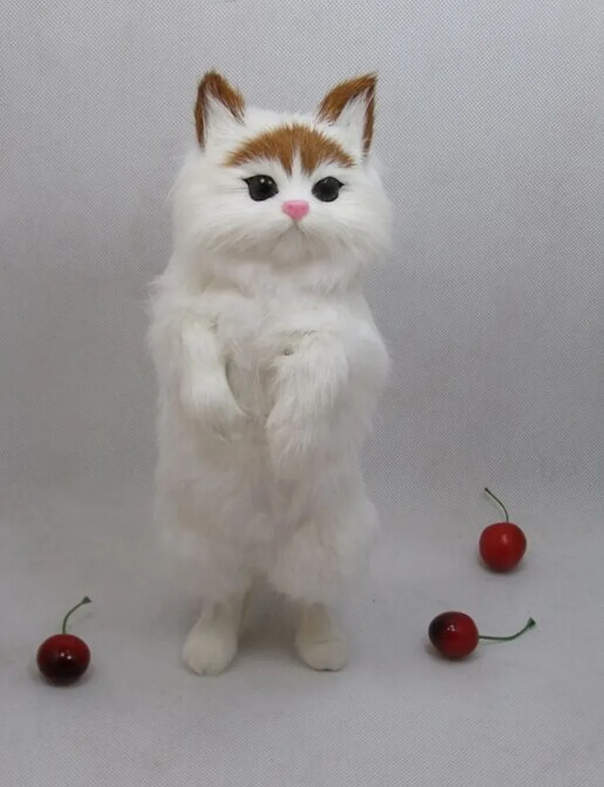 16*9*27CM cute standing-up cat animal model toy polyethylene&furs handicraft,props decoration gift A568
16*9*27CM cute standing-up cat animal model toy polyethylene&furs handicraft,props decoration gift A568