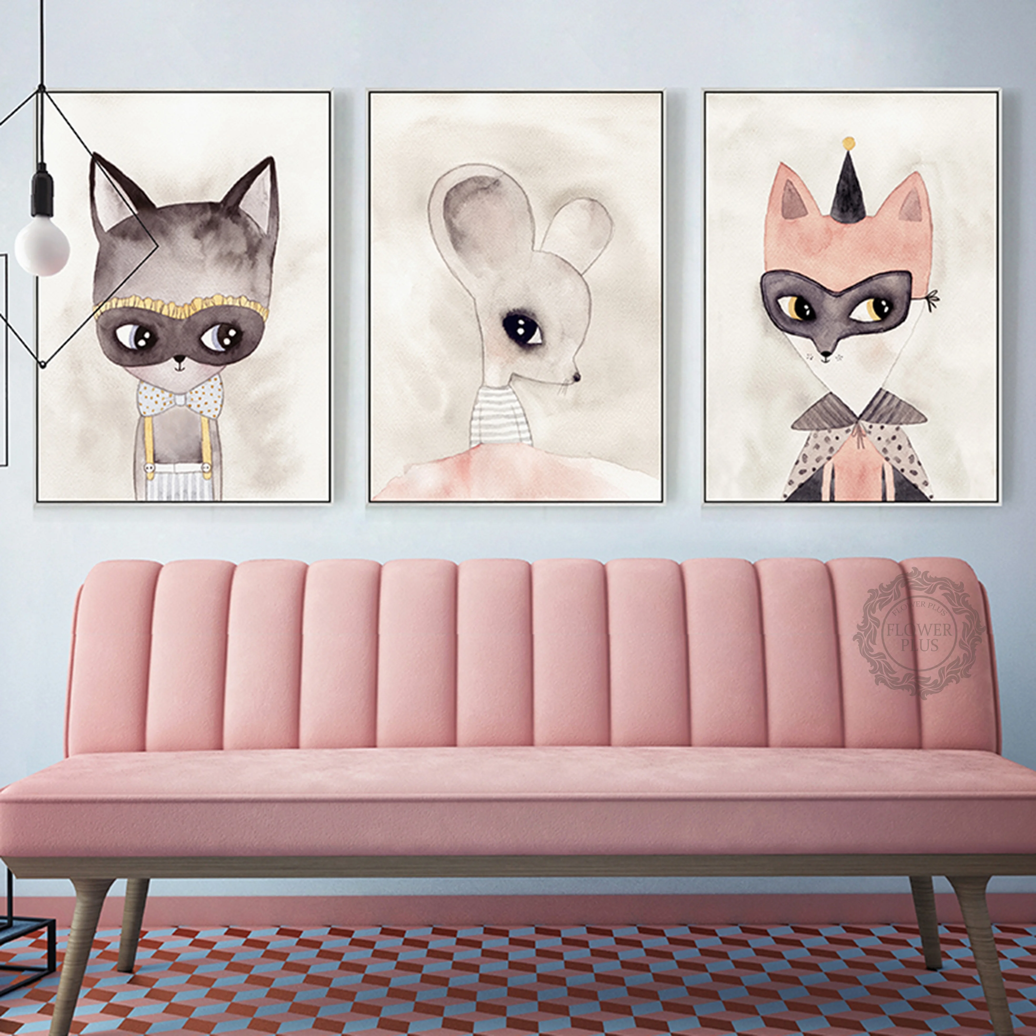 Animal Cartoon Is Contemporary And Contracted Children Room Bedroom Canvas Adornment Draws Double Couplet Sitting quadro cuadros
Animal Cartoon Is Contemporary And Contracted Children Room Bedroom Canvas Adornment Draws Double Couplet Sitting quadro cuadros