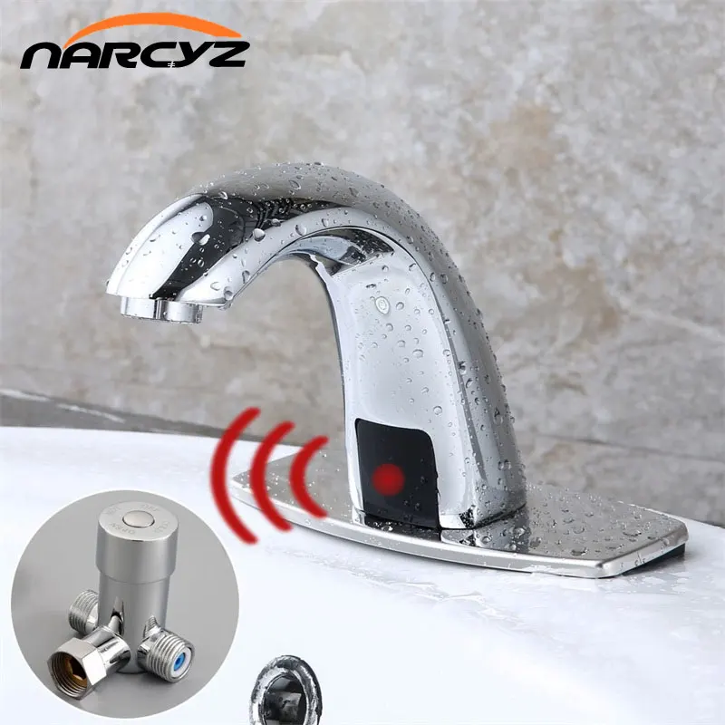 Hot & Cold Bathroom Automatic Touch Free Sensor Faucets water saving Inductive electric Water Tap mixer battery power HZY-12
Hot & Cold Bathroom Automatic Touch Free Sensor Faucets water saving Inductive electric Water Tap mixer battery power HZY-12