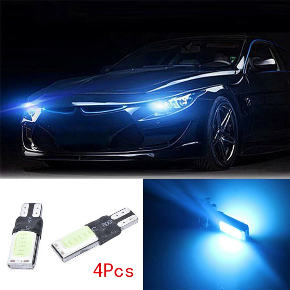 4Pcs Car Light Canbus Error Free LED Width Bulbs LCE Blue T10 COB Light Brake Lamp Wide Light Clearance Bulb Auto Signal Lamp
4Pcs Car Light Canbus Error Free LED Width Bulbs LCE Blue T10 COB Light Brake Lamp Wide Light Clearance Bulb Auto Signal Lamp