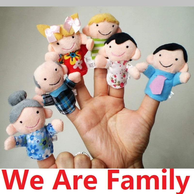 HOT SALES !!!! 6pcs/lot Hot Sale Baby kids toys Cute Family Finger Puppets Cloth Doll Baby Educational Hand Toy cotton plush
HOT SALES !!!! 6pcs/lot Hot Sale Baby kids toys Cute Family Finger Puppets Cloth Doll Baby Educational Hand Toy cotton plush