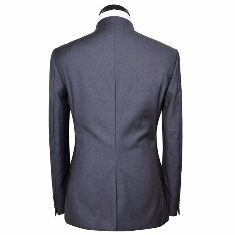 HB028 Latest Designs Style Groom suits Standing Collar Tuxedos black Mandarin collar Men Wedding suits Dinner Suits jacket+pants
HB028 Latest Designs Style Groom suits Standing Collar Tuxedos black Mandarin collar Men Wedding suits Dinner Suits jacket+pants
