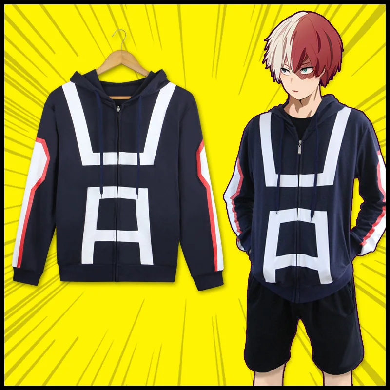Boku No Hero Academia Cosplay Hoodie Sweatshirt My Hero Academia Jacket Coat High School Uniform Sports Wear Halloween Costumes
Boku No Hero Academia Cosplay Hoodie Sweatshirt My Hero Academia Jacket Coat High School Uniform Sports Wear Halloween Costumes