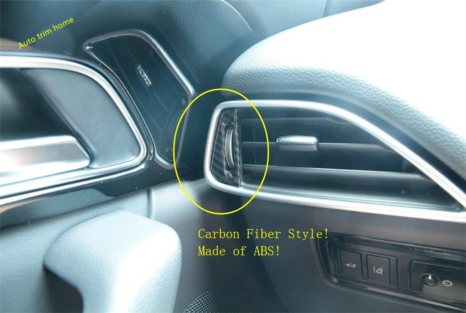 Lapetus Dashboard Air AC Conditioning Outlet Vent Frame Cover Trim 2 Pcs For Jaguar XE 2016 - 2019 ABS Pearl Chrome Interior
Lapetus Dashboard Air AC Conditioning Outlet Vent Frame Cover Trim 2 Pcs For Jaguar XE 2016 - 2019 ABS Pearl Chrome Interior