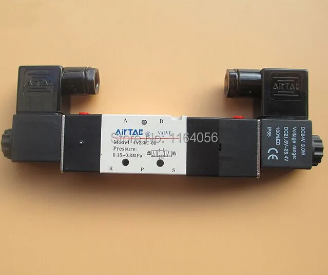 1X1/4 ''порты 4V230C-08 DC 24В 3-позиционный 5-позиционный воздушный электромагнитный клапан
1X1/4 ''порты 4V230C-08 DC 24В 3-позиционный 5-позиционный воздушный электромагнитный клапан