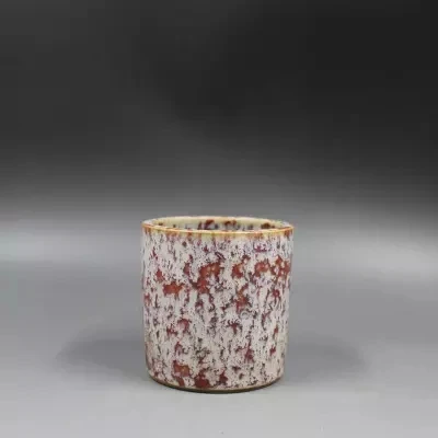 

Ancient-like Porcelain of Kiln Variation Glaze Penholder in Late Qing Dynasty