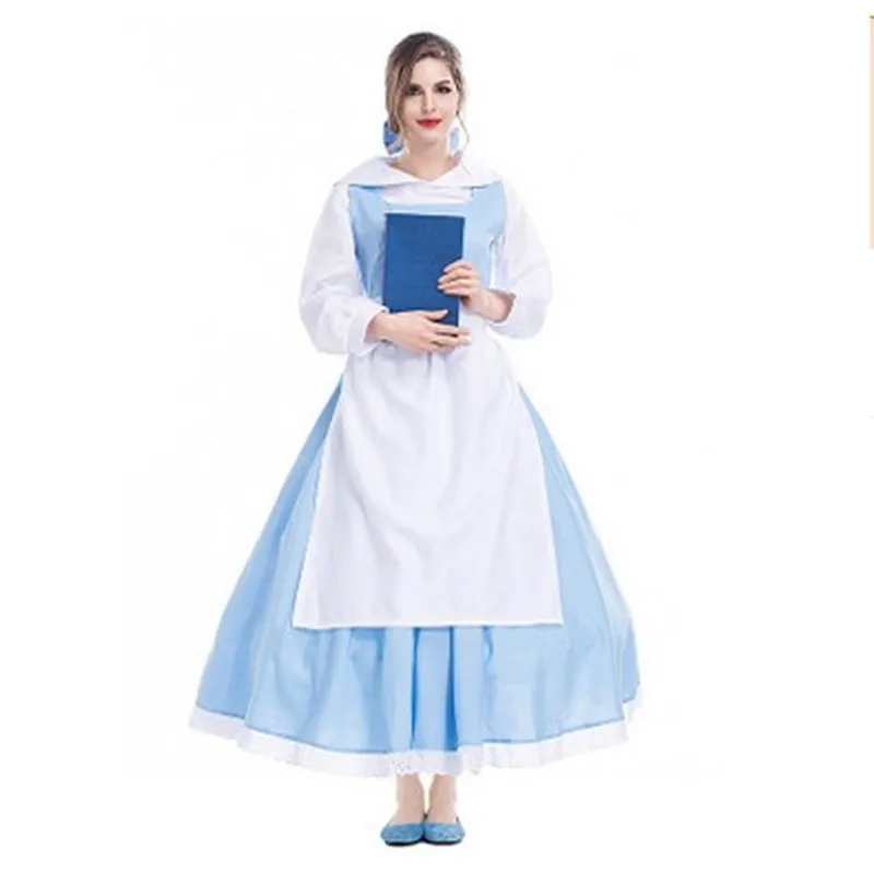 Woman Halloween Princess Costumes Anime Beauty and the Beast Belle Cosplays Maid Role play Carnival Masquerade Rave party dress
Woman Halloween Princess Costumes Anime Beauty and the Beast Belle Cosplays Maid Role play Carnival Masquerade Rave party dress