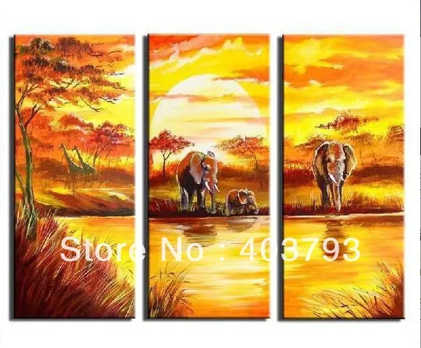 modern abstract fashion oil painting on canvas for home decoration africa landscape elephant free shipping
modern abstract fashion oil painting on canvas for home decoration africa landscape elephant free shipping