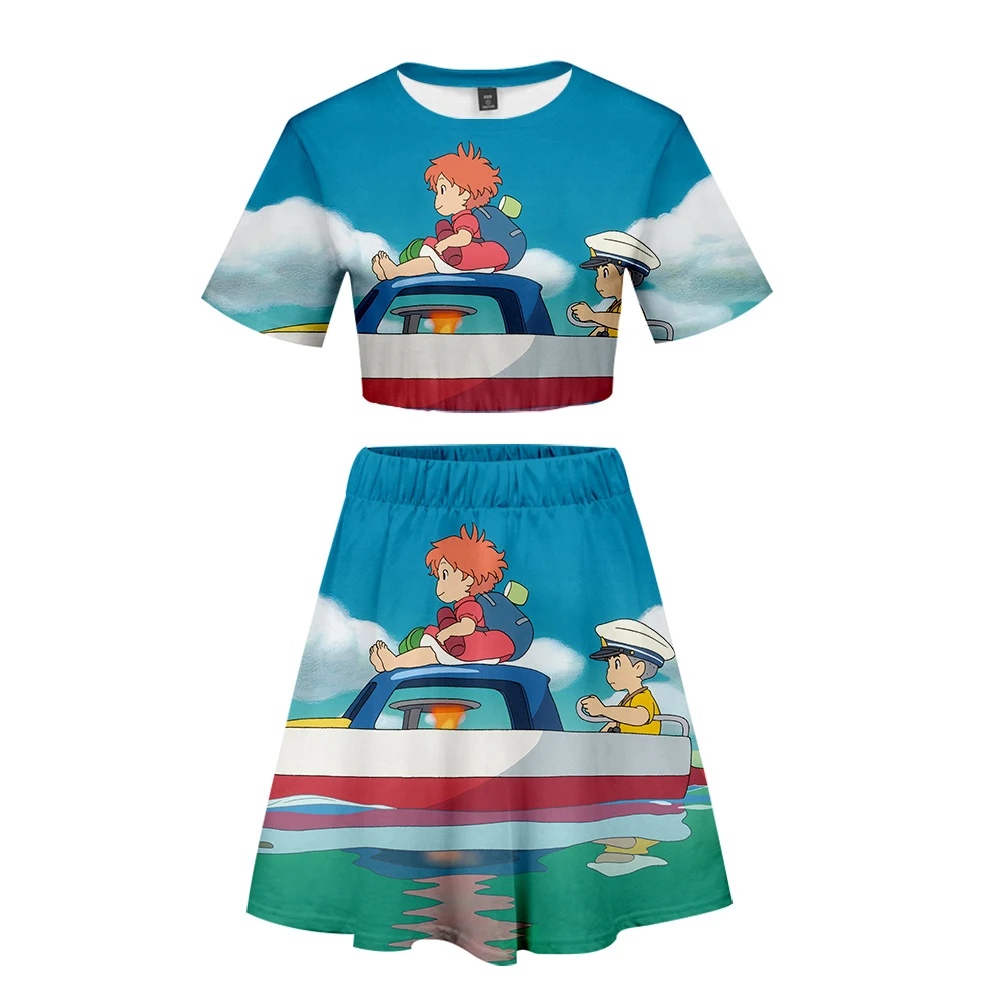 Ponyo on the Cliff 3D Printed Women Two Piece Set Casual Summer Crop Top+Skirt Hot Sale 2019 Trendy Streetwear Clothes
Ponyo on the Cliff 3D Printed Women Two Piece Set Casual Summer Crop Top+Skirt Hot Sale 2019 Trendy Streetwear Clothes