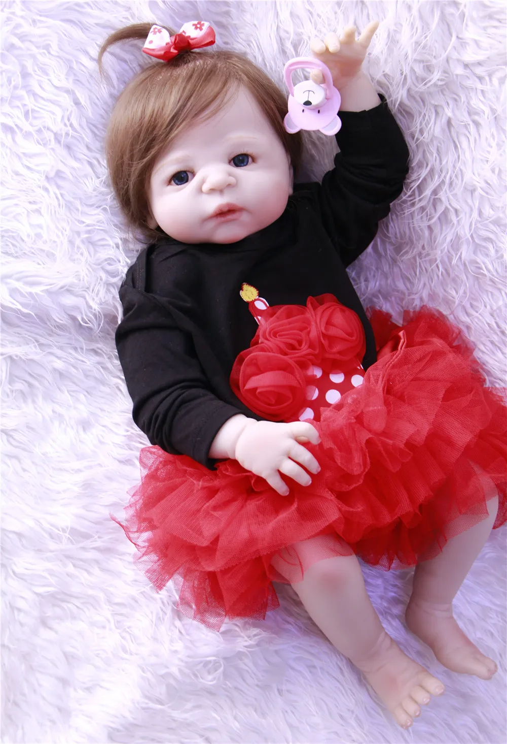 NPK 23 "реалистичные полностью силиконовые куклы для новорожденных bebe girl reborn bonecas brinquedo можно вводить в воду Детские Подарочные игрушки куклы
NPK 23 "реалистичные полностью силиконовые куклы для новорожденных bebe girl reborn bonecas brinquedo можно вводить в воду Детские Подарочные игрушки куклы