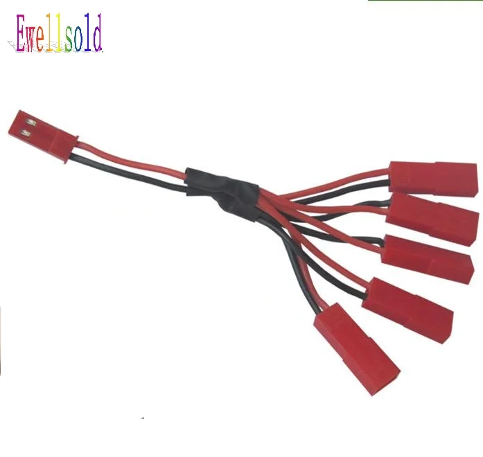 Ewellsold 5 in 1 charger cable for 3.7v Li-polymer battery with jst plug 4pcs/lot
Ewellsold 5 in 1 charger cable for 3.7v Li-polymer battery with jst plug 4pcs/lot