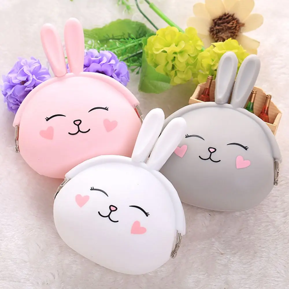 Kawaii Fashion Silicone Coin Purse Lovely Cartoon Animal Rabbit Pouch Women Girls Small Wallet Soft Silicone Money Bag Kid Gift
Kawaii Fashion Silicone Coin Purse Lovely Cartoon Animal Rabbit Pouch Women Girls Small Wallet Soft Silicone Money Bag Kid Gift