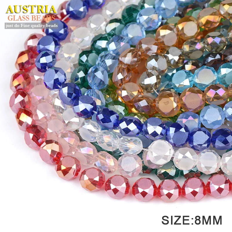 Bread shape Austrian crystal beads 8mm 100pcs/lot Matte glass Flat Round Loose beads for jewelry making bracelet
Bread shape Austrian crystal beads 8mm 100pcs/lot Matte glass Flat Round Loose beads for jewelry making bracelet