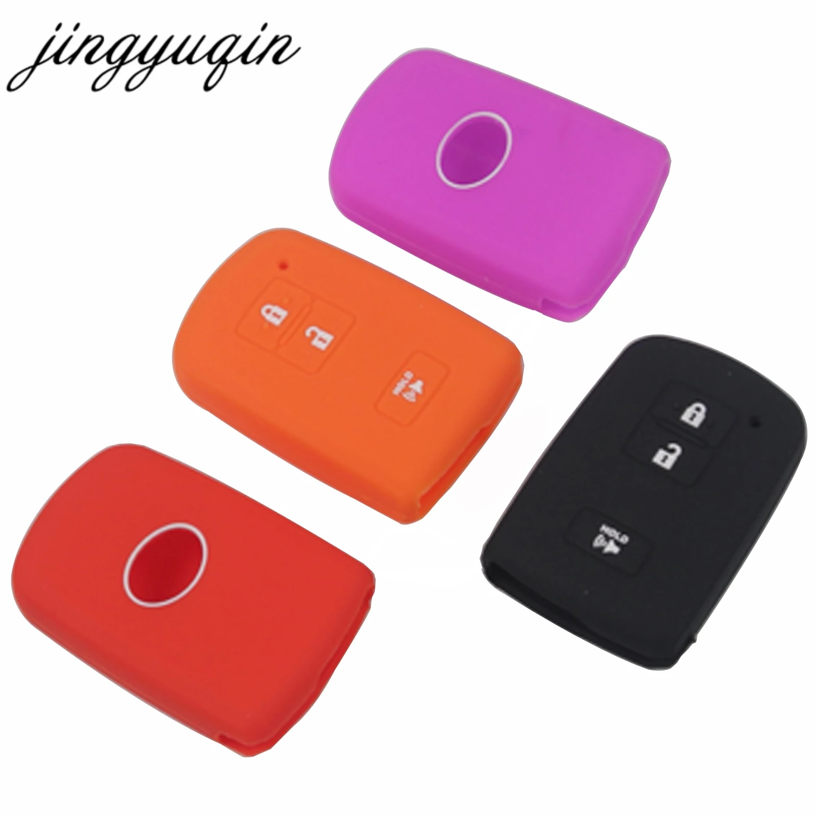 jingyuqin Smart Fob Remote Key Case Silicone Cover for Toyota Tacoma Land Cruiser Camry Avalon Car Styling Protector Wallet.
jingyuqin Smart Fob Remote Key Case Silicone Cover for Toyota Tacoma Land Cruiser Camry Avalon Car Styling Protector Wallet.