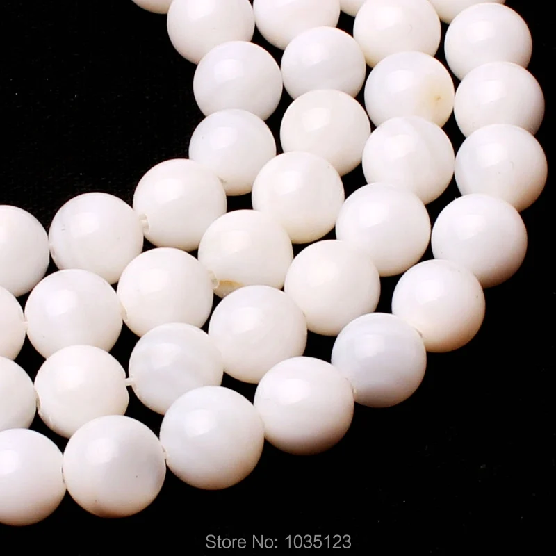 High Quality 6mm Smooth Natural White Shell Round Shape DIY Gems Loose Beads Strand 15" Jewellery Creative Making w3367a
High Quality 6mm Smooth Natural White Shell Round Shape DIY Gems Loose Beads Strand 15" Jewellery Creative Making w3367a