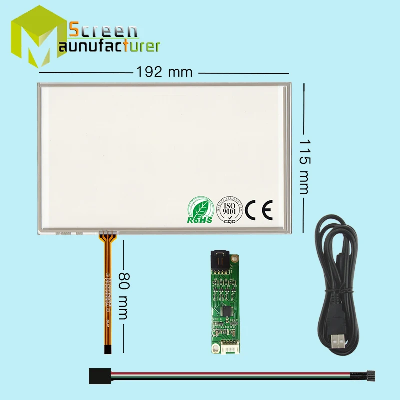 Windows 10 8 7 usb драйвер плата комплект + ''сенсорный экран (192*115 192*116/117 мм at080 дюймов